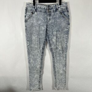 Harmony & Havoc Acid Wash Jeans Womens Size 13 Tapered 34x30 Lightweight